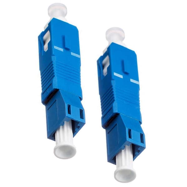 2 STK Singlemode 9/125Um SC/UPC Han til LC/UPC Hun Hybrid Optisk Fiber Adapter Stik til Op