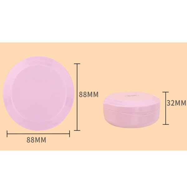 1 kpl (helmenvalkoinen, noin 88 * 32 mm) Invisible Braces Box Oikomishammasproteesilaatikko Kannettava säilytyslaatikko, Case Box kohdistajille ja Re