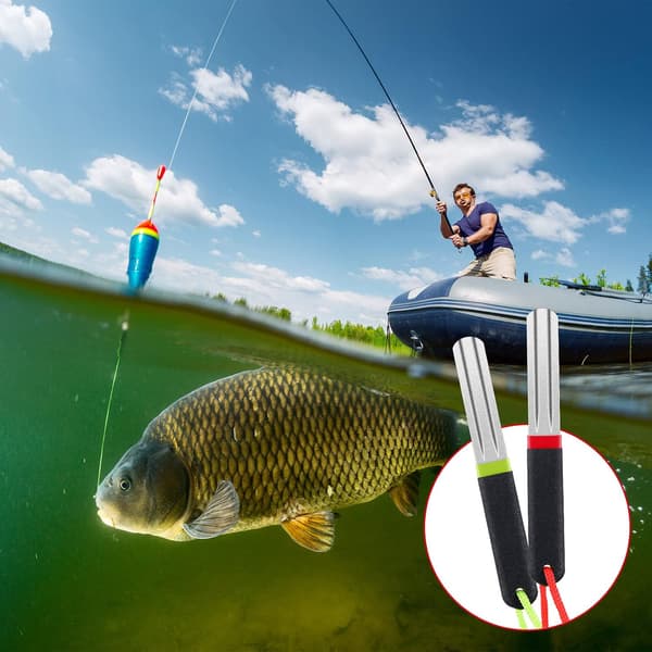 Hook Sharpener Hook File Set of 4 Diamond Fishing Hook File Portable Hook Sharpener with Double-Sided Fine and Medium Grit for Saltwater