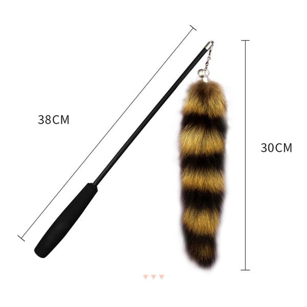 Soft Funny Cat Stick, Retractable Replaceable Head, Relieves Boredom, Kitten Stick for Indoor Use