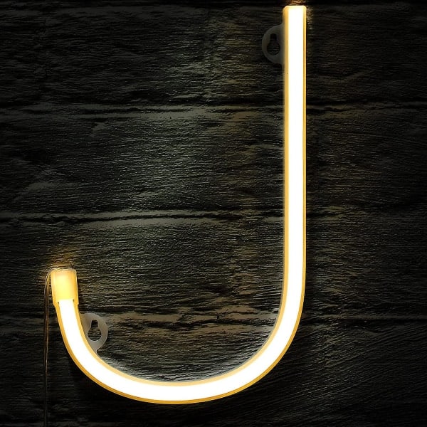 LED neon loftslampe alfanumerisk symbol neonlys med trådløs fjernbetjeningskontakt