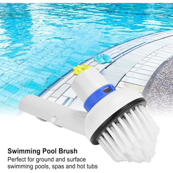 Poolbørste, poolstøvsugerhoved, poolbundsrenser, professionelt poolrengøringssæt, poolhjørnebørste