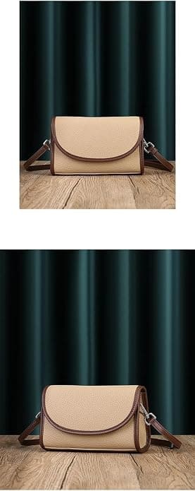 Äkta läderväska (Beige)