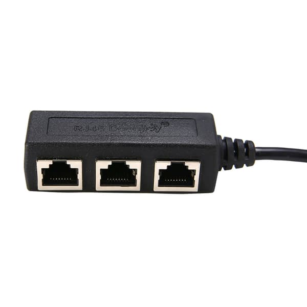 Ethernet-kabelsplitter Netværksadapter Ethernet-splitter 1 til