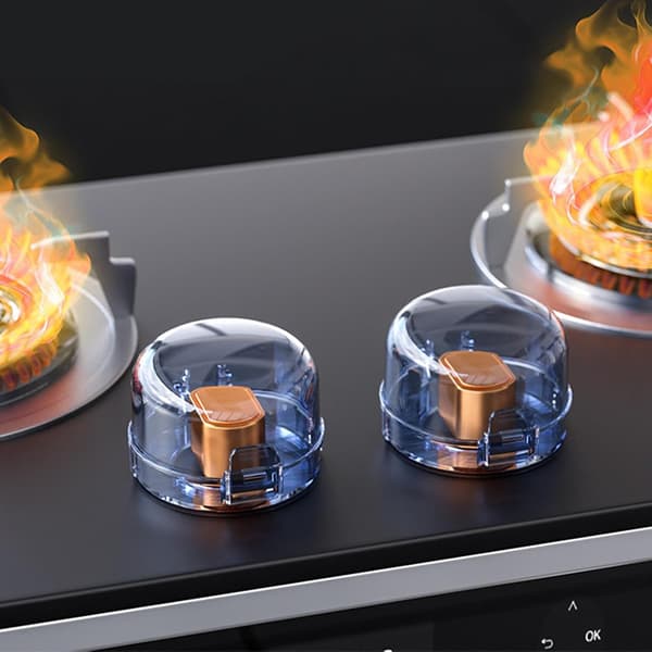 Stove Guard, Oven Guard - Childproof Protective Covers with Oven Lock - Protection for Oven Knobs, Kitchen Protection