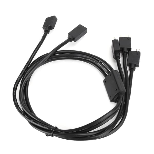 3PIN 5V ARGB Splitter Kabel Vifteadapter Kabel LED Strip Koblingskabel WireARGB 1-til-3