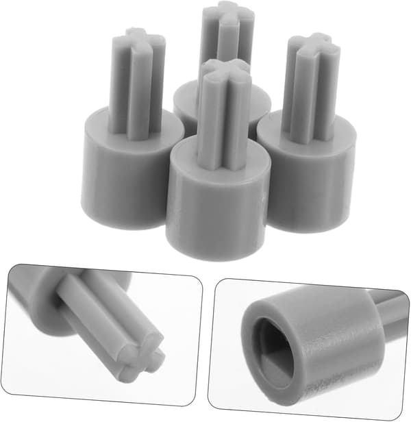 4 stk bilhjulskoblinger kompatible med Lego kryssakselkobling