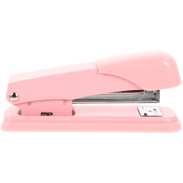 Multifunksjons Heftemaskin Praktisk Skrivebords Heftemaskin Metall Kontor Heftemaskin Hjemmelevering Rosa 12.5X4CM