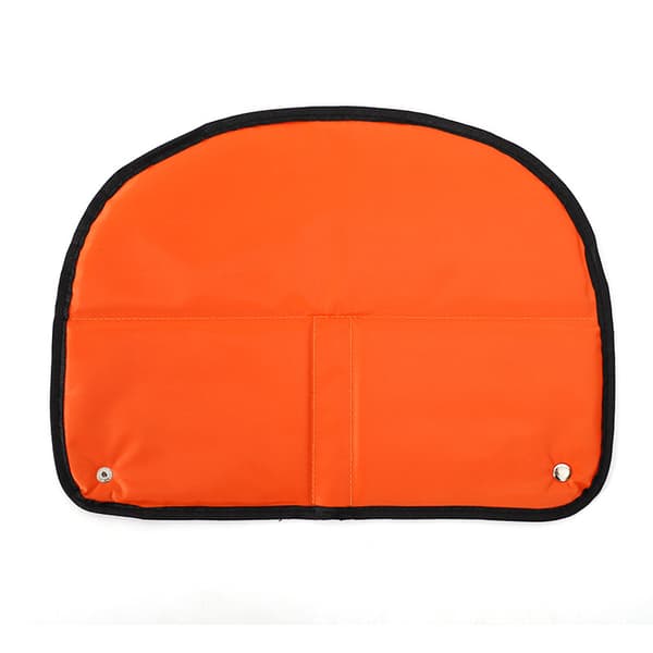 Vikbar och vattentät orange sittdyna, varm sittdyna fo