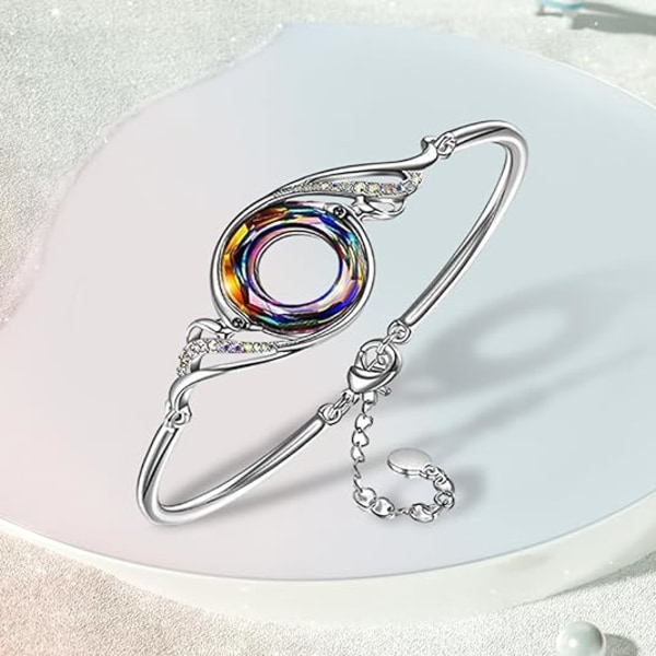 Justerbart armband, armband för kvinnor 7\"+2\", födelsedagspresent till kvinnor, symbol för lycka och förnyelse