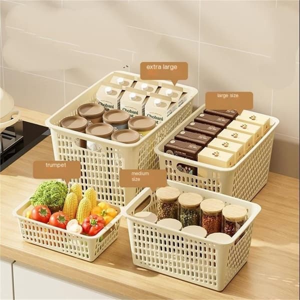 Kitchen Cabinet Organizer - Kitchen - Apartment Essentials - Cream - Small
