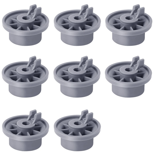 8 PACK Diskmaskin Nedre Korg Hjul Passar för Diskmaskin, 165314 Diskmaskin Hjul Ersätt 420198 AP2802428 PS3439123 423232