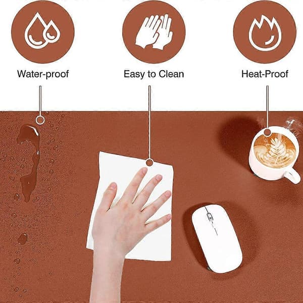 70*35cm Waterproof Leather Desk Mat for Mouse and Keyboard