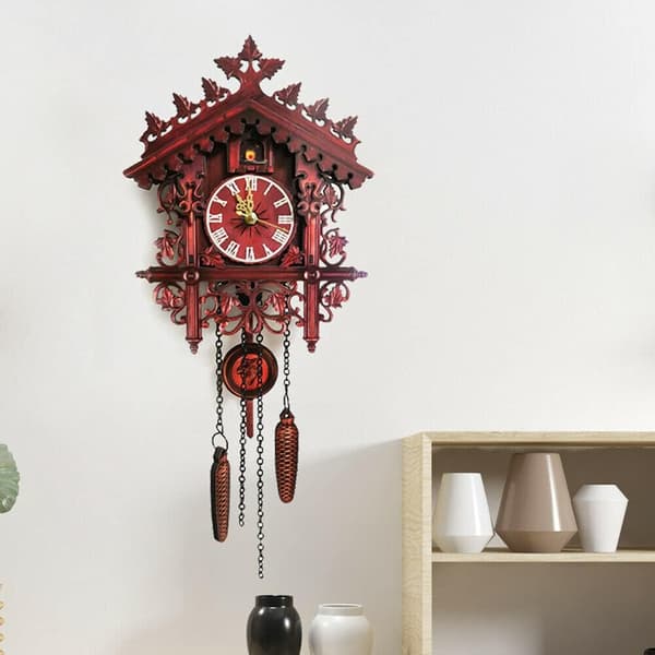 Black Forest Cuckoo Clock, Antique Black Forest Wall Cuckoo Clock, Roman Numerals Cuckoo Clock for Home, Office, Restaurant, Cafe
