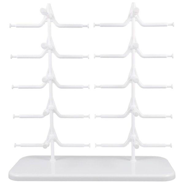 Glasses Display Rack Sunglasses Holder Glasses Storage Holder Detachable Glasses RackWhite37X34X13.5