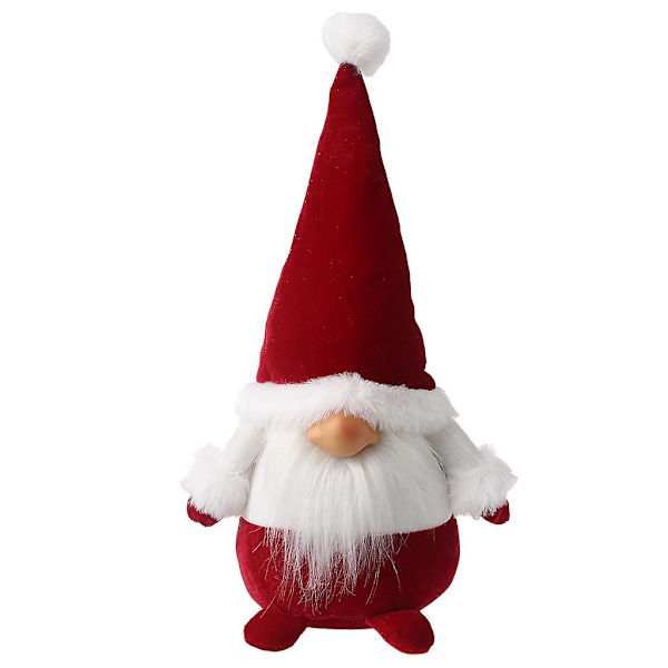 Jule-Nisse Ornament Håndlavet Svensk Tomte Ornament Hjemmebondegård Køkken Hylde Lagdelt Bakke Dekoration
