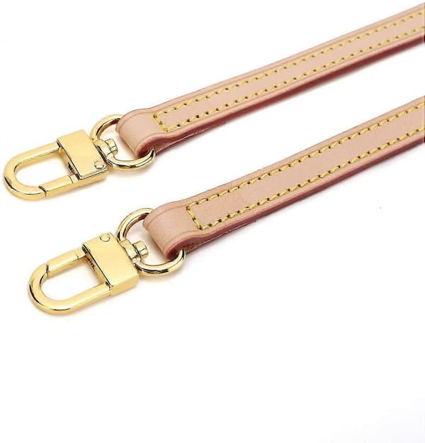 Shoulder strap genuine leather adjustable shoulder strap leather strap for shoulder bag, shoulder bag, toiletry bag