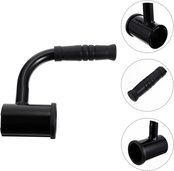 Shaped Handle Barbell Handle Robust Training Pull Bar Training Bar Back Pull Equipment Gym Accessories