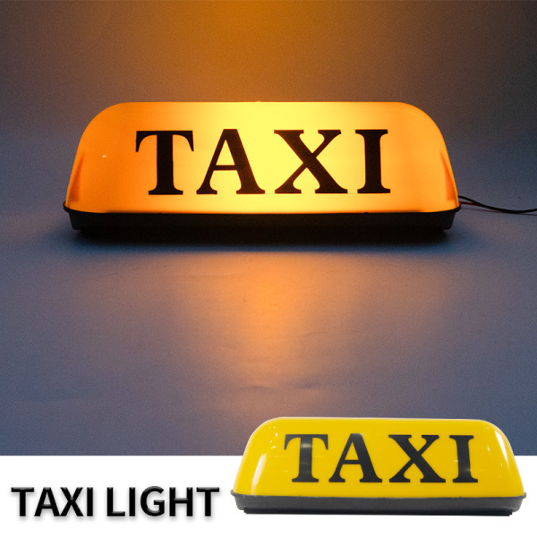 LED-belyst Magnetisk Vandafvisende Kabinetag Topper Universal Taxitoplys