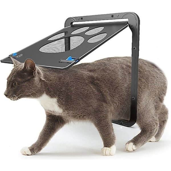 Kæledyrsnetdør til kat med magnetisk lukning (29×24cm)