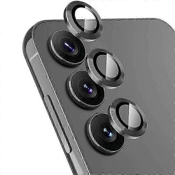 For Samsung Galaxy A15 4G/Galaxy A15 5G Camera Lens Protector WANLONFENG Metal CD Texture Tempered G