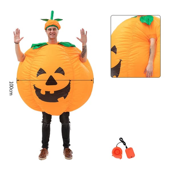 Uppblåsbara pumpa-kostymer Halloween Cosplay-dräkter
