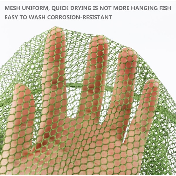 Kokoontaitettava mesh kalapyydys Kannettava kalahäkki Taitettava kalastusverkko kalojen elossa pitämiseen, syötin säilytysravut
