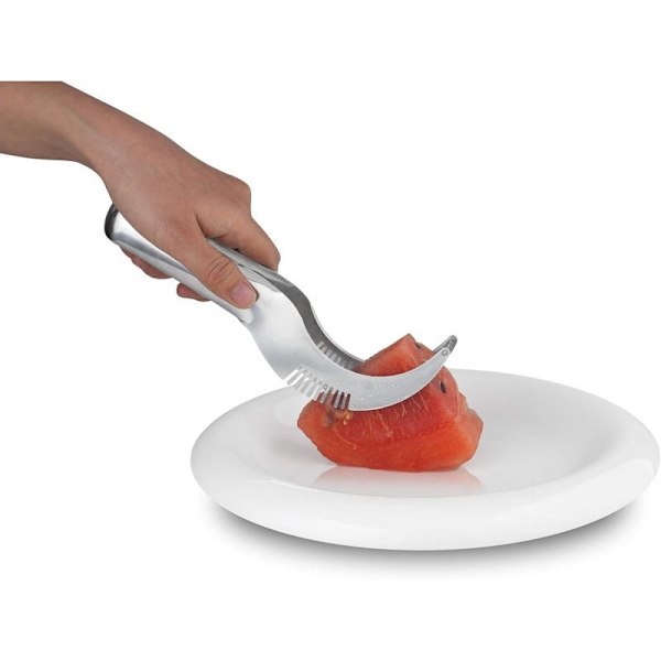 Watermelon Slicer – Designet vannmelonkutter som gjør det raskt og enkelt å skjære vannmelon – Premium rustfritt stål