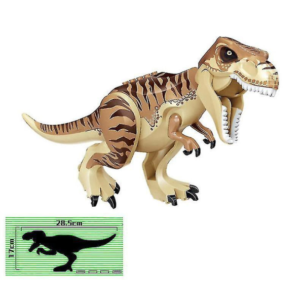 Jurassic Dinosaur World Spinosaurus Ankylosaurus Dinosaur Byggeklodser Model DIY Byggeklodser Uddannelsesmæssige Legetøj Gaver L25