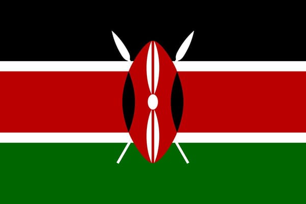 Kenyansk flagg 100 Kenya 100 Kenya