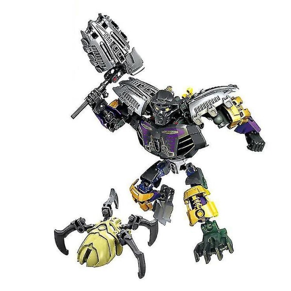 Serie Action Warrior Robot Figur byggeklodser Legetøjssæt Børnekompatibel708-1