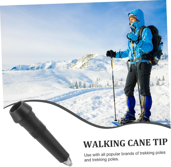 Cane Tip Replacement for Walking Poles Durable Hiking Accessories Excellent Grip