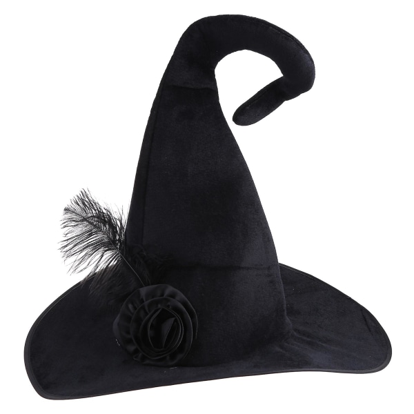 Halloween Cosplay Rekvisiitta Sisustustarvikkeet Witch Leveälierinen Terävä paholainen hattu