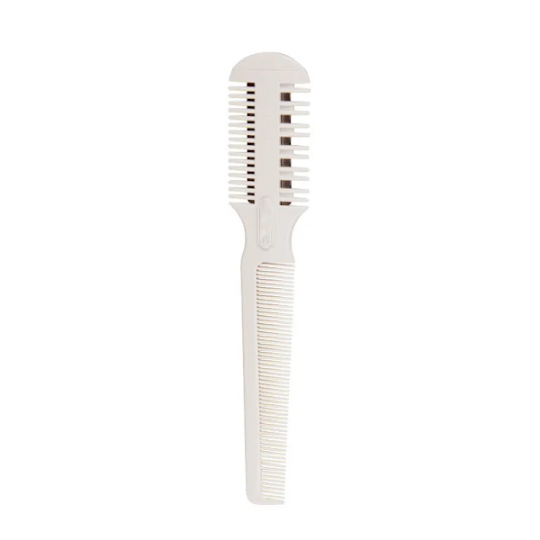 Hårklippeskam, Hårbarbering med kam, Splitte ender hårklipper styler, Dobbeltkant barberblad for tynt og tykt hårklipp og styling