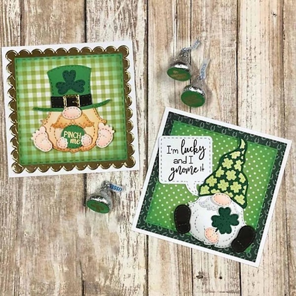 Jultomte Metallstans för Scrapbooking Mallstans Kort Prägling
