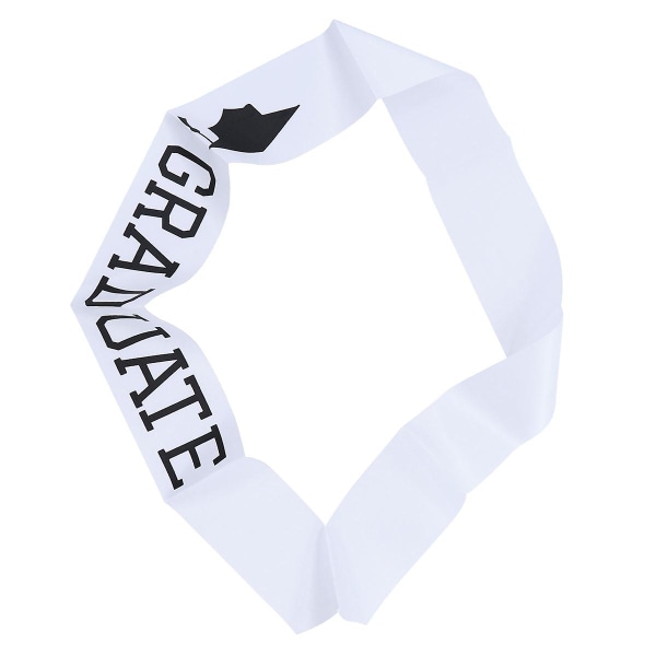 Black Sash School Graduation Gifts Class 2021 Decorations Girdles Graduation Sash 2021White