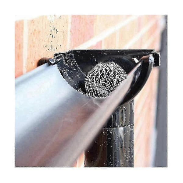 8-pack Downspout Guards for Gutters, Gutter Strainer Downspout Guard to Prevent Clogging