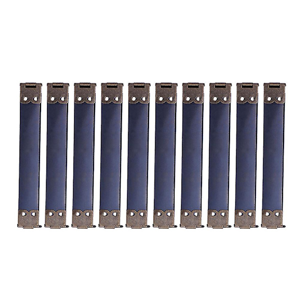 10 stk. 8 cm Metal Indvendige Flex Rammer Diy Fjederclips Håndtaske Hængsler Tilbehør Til Møntpung Lås Taske Håndtaske - Mørkegrøn