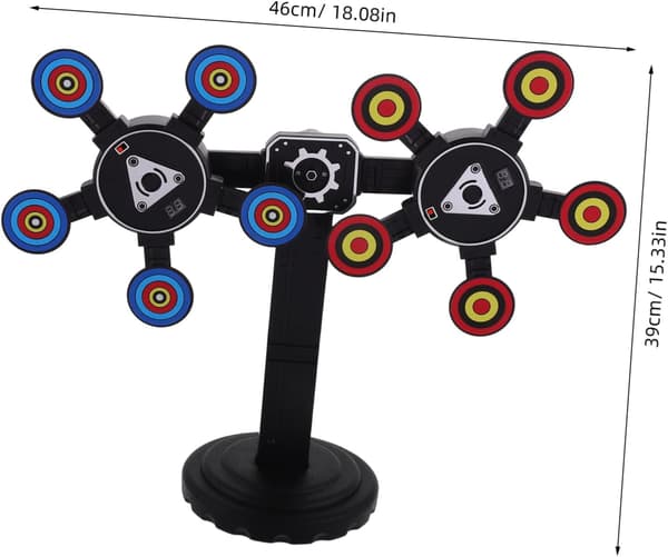 Electronic Self-Resetting Shooting Target - Swinging Moving Design for Family Shooting Games & Interactive Fun