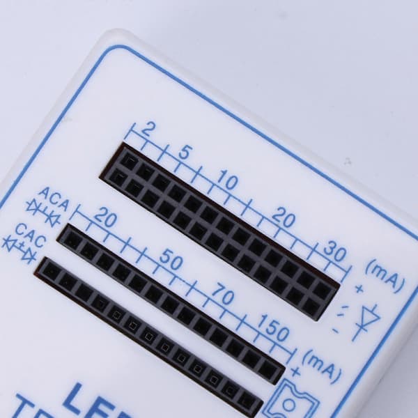 Bærbar LED-tester Testboks Mini Lysdiode Lampe 2~150mA