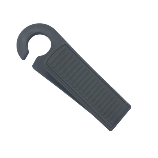 1 pakke (grå) gummikroktype dørstoppere 1 tomme tykk dørstopper fungerer på alle gulvoverflater, kontroller størrelsen på D
