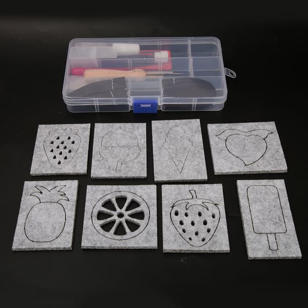 DIY Non-woven Fabric Fruit-shaped Needle Felting Template Craft Tool Accessories