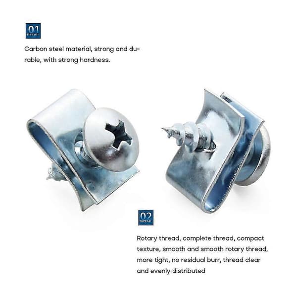 Car Mount Clip Plate Clamp Mount Rivets Clip Front Shield-grill Screw Bolt