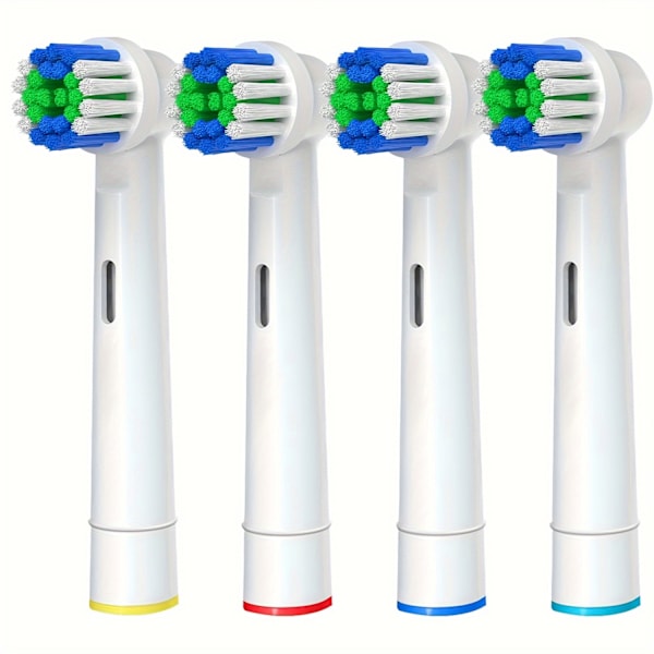 4 kpl Sähköhammasharjan päät Oral B -hammasharjoille - Pehmeät Dupont-harjakset, aikuisille, paristovapaa 4pcs