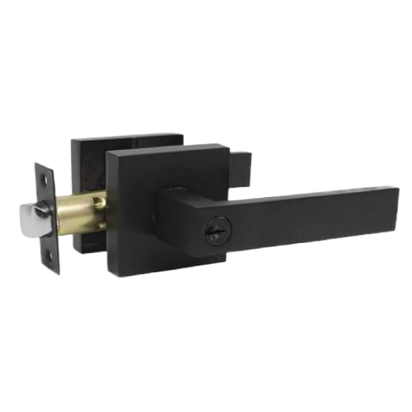 Moderne dørhåndtag med indgangsgreb og enkeltcylindret låsebolt med låsegreb, [fordør eller kontor] Højre- og venstresidede døre Heavy Duty