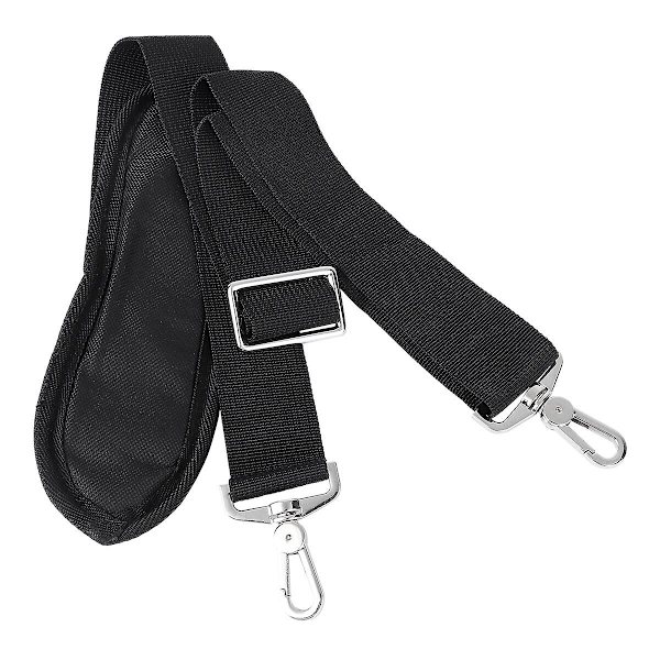 Damepung Kraftig Duffel Bag Skulderrem Udskiftning Justerbar Skulderrem Bagage Skulderrem Sort