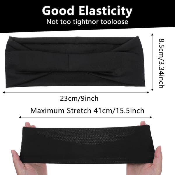 4 stk løpebånd for menn, sport elastisk