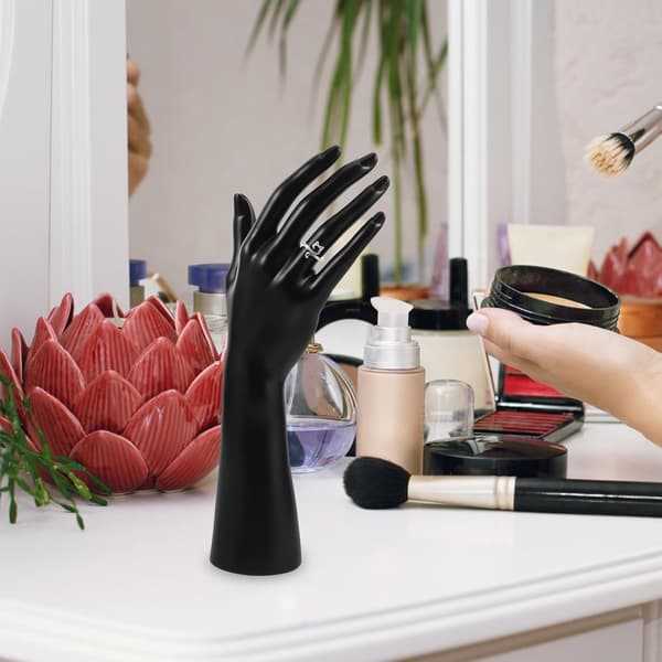 Smyckesdisplay Mannequin Hand PVC Armband och Klockhållare Stativ