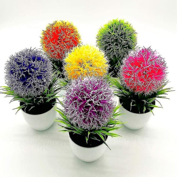 Kunstige potteplanter, buksbom topiary gressball