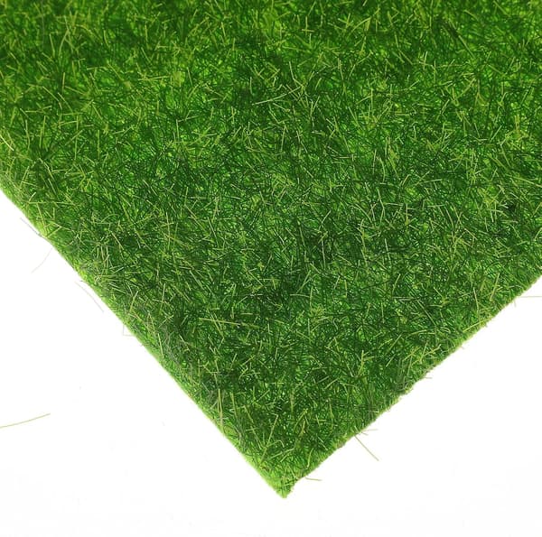 Artificial Moss Decorative Mat Green PVC Portable No Maintenance Needed Landscaping Decorative